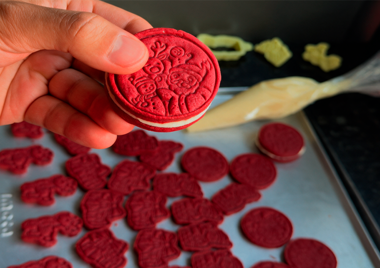 Biscoito de Red Velvet